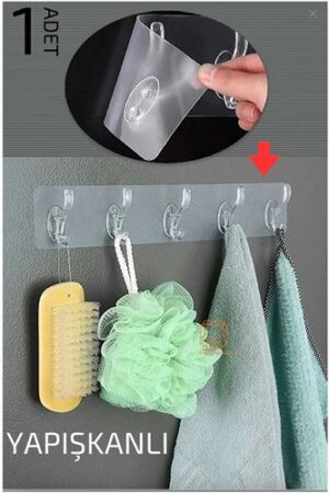 5 Pinli Yapışkanlı Askı Xenoty Design . Ev Ürünleri ve Ev Ürünleri.