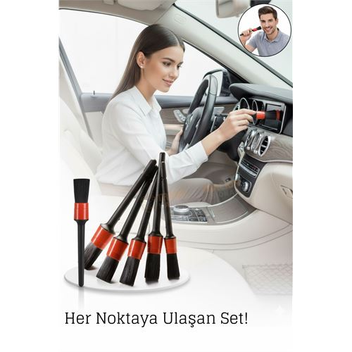5’li Detay Temizlik Fırçası Seti – Araç İçi & Dış Yüzeyler İçin 5’li Detay Temizlik Fırçası Seti – Araç İçi & Dış Yüzeyler İçin