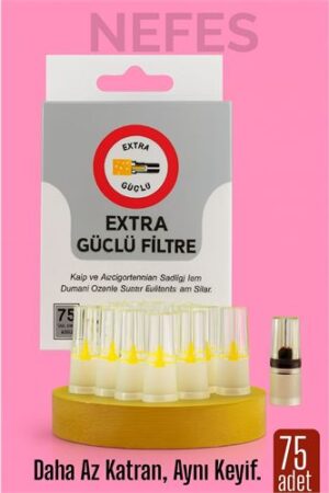 75'Lİ Filtreli Ağzılık Extra Güçlü Sigara Filtresi . Kişisel Ürünler ve Kişisel Ürünler.