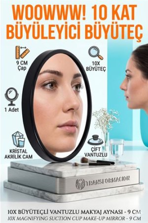 9 Cm 10X Büyüteçli Makyaj Aynası . Kişisel Ürünler ve Kişisel Ürünler.