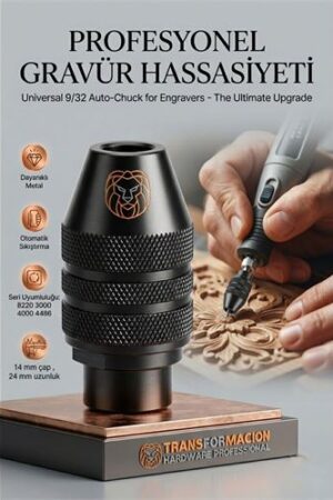 9/32 Otomatik Gravür Makinesi Mandren  8220 3000 4000 4486 Penset . Oto-Hırdavat ve Oto ve Hırdavat Ürünleri.