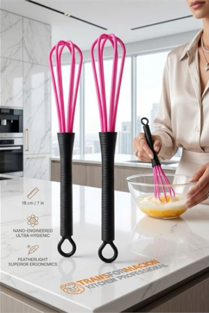 Aerate Profesyonel Nano Karbon Yumurta Çırpıcı Seti 2'li . Mutfak Ürünleri ve Mutfak Ekipmanları.