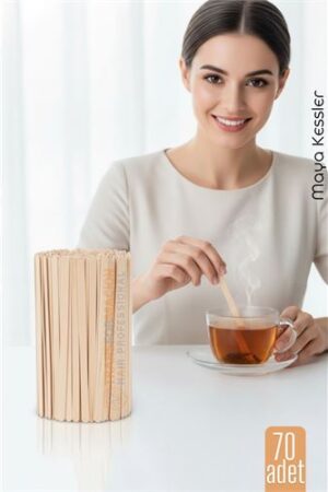 Ahşap Karıştırıcı Kaşık – 70'li Paket | Çay