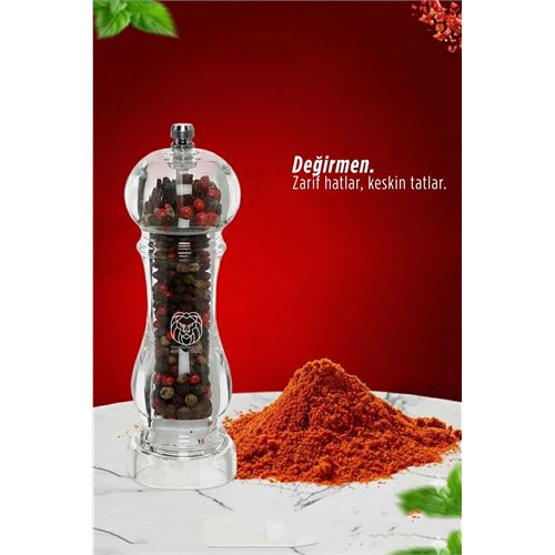 Alistair Serisi Kristal Akrilik Seramik Dişli Ayarlanabilir Lüks Baharat Öğütücü 16 cm . Mutfak Ürünleri ve Mutfak Ekipmanları. Alistair Serisi Kristal Akrilik Seramik Dişli Ayarlanabilir Lüks Baharat Öğütücü 16 cm . Mutfak Ürünleri ve Mutfak Ekipmanları.