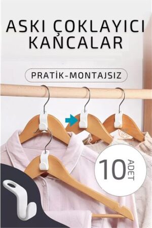 Askı Çoklayıcı Kanca 10 ADET . Ev Ürünleri ve Ev Ürünleri.
