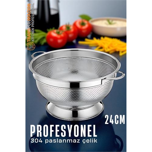 Ayaklı Kevgir - 304 Paslanmaz Çelik Profesyonel Ayaklı Süzgeç 24 Cm . Mutfak Ürünleri ve Mutfak Ekipmanları. Ayaklı Kevgir - 304 Paslanmaz Çelik Profesyonel Ayaklı Süzgeç 24 Cm . Mutfak Ürünleri ve Mutfak Ekipmanları.