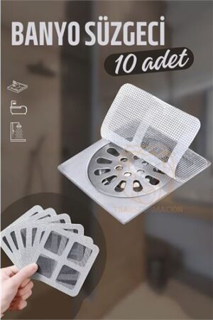 Banyo Gider Süzgeci 10 ADET . Ev Ürünleri ve Ev Ürünleri.