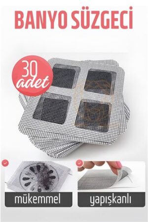 Banyo Gider Süzgeci 30 ADET . Ev Ürünleri ve Ev Ürünleri.