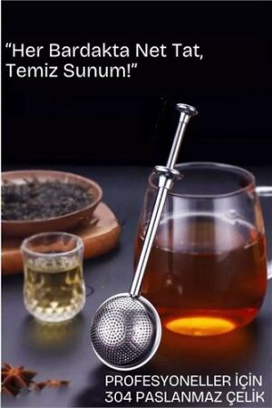 Bitki Çayı Süzgeci –Çay Demleme Aparatı  Profesyonel 304 Paslanmaz Çelik . Mutfak Ürünleri ve Mutfak Ekipmanları.