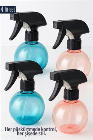 Boş Sprey Şişe 4 x 250 ml 4 ADET 250 ml Renkli Sprey Şişe – 4’lü Çok Amaçlı Set . Ev Ürünleri ve Ev Ürünleri.