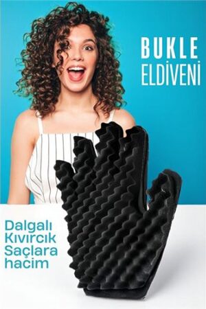 Bukle Eldiveni Dalgalı Kıvırcık Saçlara Bakım Eldiveni . Kişisel Ürünler ve Kişisel Ürünler.
