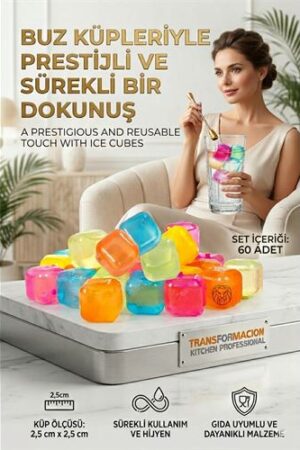 Buz Küpü Sürekli Kullanım 60 ADET Nordgröna . Mutfak Ürünleri ve Mutfak Ekipmanları.