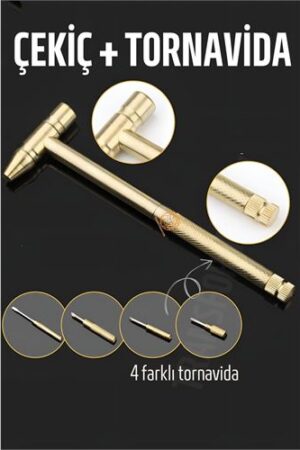 Çekiç ve 4 Farklı Tornavida Multi Set . Oto-Hırdavat ve Oto ve Hırdavat Ürünleri.