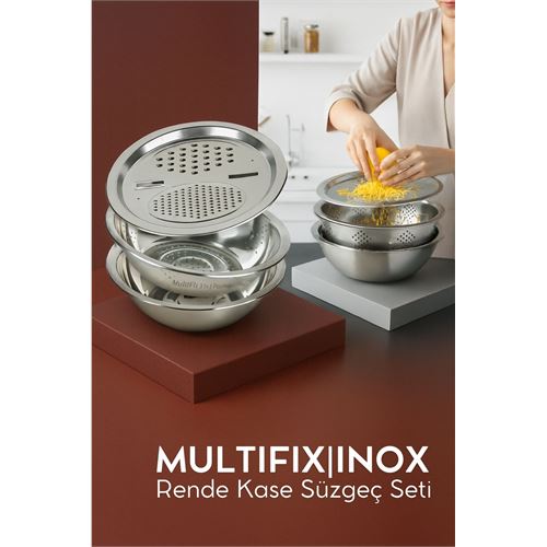 Çelik Rende Kase Süzgeç Seti - MultiFix 3 in 1 Paslanmaz Çelik . Kişisel Ürünler ve Kişisel Ürünler. Çelik Rende Kase Süzgeç Seti - MultiFix 3 in 1 Paslanmaz Çelik . Kişisel Ürünler ve Kişisel Ürünler.