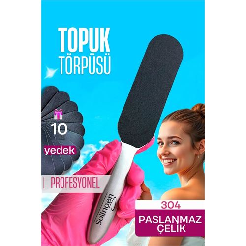 Çelik Topuk Törpüsü - 10 Yedekli Profesyonel Çelik Topuk Törpüsü Solingen Professional . Kişisel Ürünler ve Kişisel Ürünler. Çelik Topuk Törpüsü - 10 Yedekli Profesyonel Çelik Topuk Törpüsü Solingen Professional . Kişisel Ürünler ve Kişisel Ürünler.
