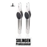 Profesyonel Kaş Cımbızı 2'li Set  Çelik Düz Uçlu Tüy Alma Cımbızı Solingen Professional . Kişisel Ürünler ve Kişisel Ürünler.