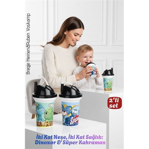Çocuk Pipetli Bardak Seti 2'li Dinozor & Süper Kahraman İkili Eğlenceli Kapaklı Suluk Matara 300 ml . Kişisel Ürünler ve Kişisel Ürünler. Çocuk Pipetli Bardak Seti 2'li Dinozor & Süper Kahraman İkili Eğlenceli Kapaklı Suluk Matara 300 ml . Kişisel Ürünler ve Kişisel Ürünler.