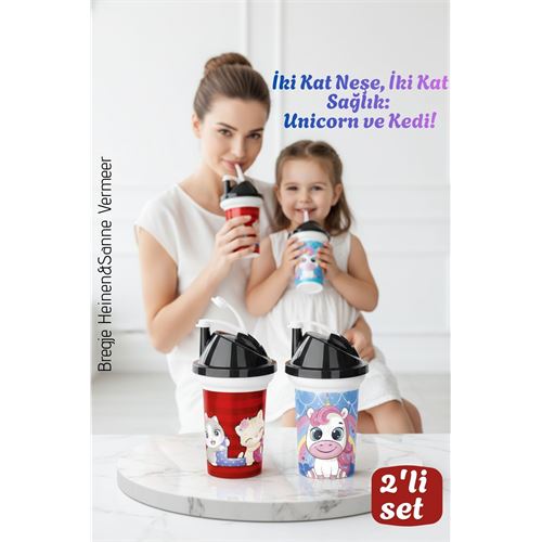 Çocuk Pipetli Bardak Seti 2'li Unicorn & Kedi Figürlü İkili Eğlenceli Kapaklı Suluk Matara 300 ml . Kişisel Ürünler ve Kişisel Ürünler. Çocuk Pipetli Bardak Seti 2'li Unicorn & Kedi Figürlü İkili Eğlenceli Kapaklı Suluk Matara 300 ml . Kişisel Ürünler ve Kişisel Ürünler.