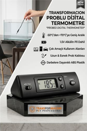 Dijital Prob Termometre - Akvaryum