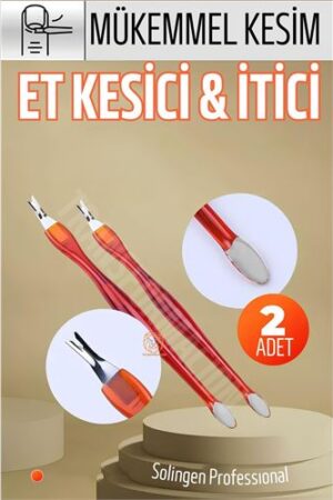 Ergonomik Tırnak Et Kesici Et İtici 2 ADET Solingen . Kişisel Ürünler ve Kişisel Ürünler.