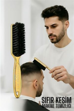 Gold Fade Fırça – Berberler İçin Sıfır Kesim ve Makine Temizleme Fırçası . Kişisel Ürünler ve Kişisel Ürünler.