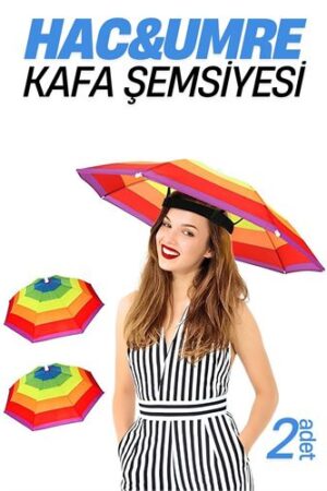 Hac Umre Kafa Şemsiyesi Güneş Koruma Şemsiyesi 2 adet . Kişisel Ürünler ve Kişisel Ürünler.