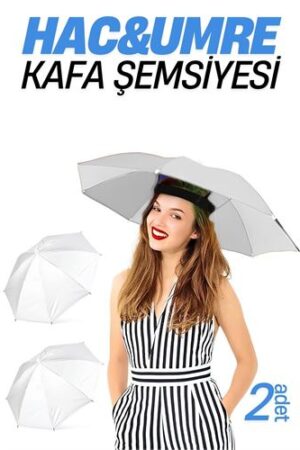 Hac Umre Kafa Şemsiyesi Güneş Koruma Şemsiyesi 2 adet . Kişisel Ürünler ve Kişisel Ürünler.