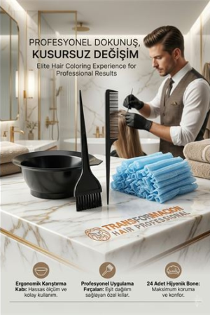 Hair Professional Saç Boyama Seti: 24'lü Bone