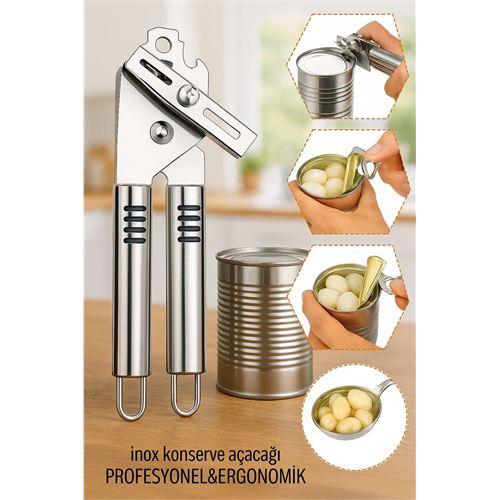Inox Çelik Konserve Açacağı - Ergonomik ve Profesyonel Kolay Konserve Açıcı . Mutfak Ürünleri ve Mutfak Ekipmanları. Inox Çelik Konserve Açacağı - Ergonomik ve Profesyonel Kolay Konserve Açıcı . Mutfak Ürünleri ve Mutfak Ekipmanları.