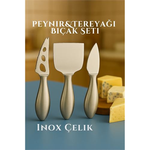 Inox Peynir Bıçağı Seti - Tereyağı Bıçağı Kahvaltı Seti Profesyonel Tasarım 304 Paslanmaz Çelik . Mutfak Ürünleri ve Mutfak Ekipmanları. Inox Peynir Bıçağı Seti - Tereyağı Bıçağı Kahvaltı Seti Profesyonel Tasarım 304 Paslanmaz Çelik . Mutfak Ürünleri ve Mutfak Ekipmanları.