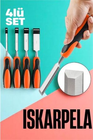 Iskarpela Seti - Vanadyum Çelik Ahşap İşleme Aleti  Profesyonellere Ahşap Keski Seti . Oto-Hırdavat ve Oto ve Hırdavat Ürünleri.