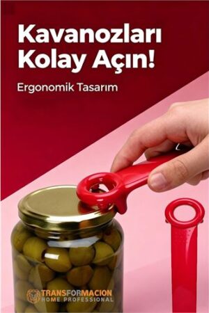 Kavanoz Açacağı Konserve Açacağı -Vakumlu Kapak Açma Aparatı . Mutfak Ürünleri ve Mutfak Ekipmanları.