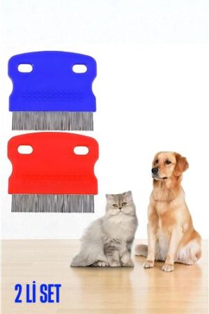 Kedi Köpek Bit Pire Tarağı Metal Uçlu Bit Tarağı 2 ADET SET . Ev Ürünleri ve Ev Ürünleri.