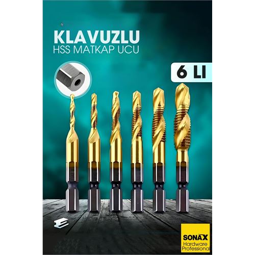 Kılavuzlu HSS Matkap Ucu 6'lı SET M3-M10 Titanyum Kaplamalı . Oto-Hırdavat ve Oto ve Hırdavat Ürünleri. Kılavuzlu HSS Matkap Ucu 6'lı SET M3-M10 Titanyum Kaplamalı . Oto-Hırdavat ve Oto ve Hırdavat Ürünleri.