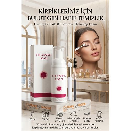 Kirpik Şampuanı & Kaş Köpüğü Seti | İpek Kirpik Uyumlu Kirpik Şampuanı & Kaş Köpüğü Seti | İpek Kirpik Uyumlu