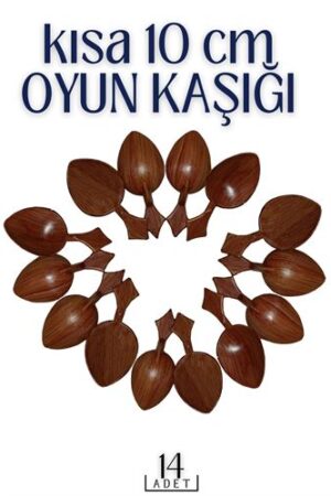 Kısa Oyun Kaşığı Halk Oyunu Kaşığı - Kına Kaşığı Kısa Saplı Zeybek Oyun Kaşığı 14 ADET . Kişisel Ürünler ve Kişisel Ürünler.