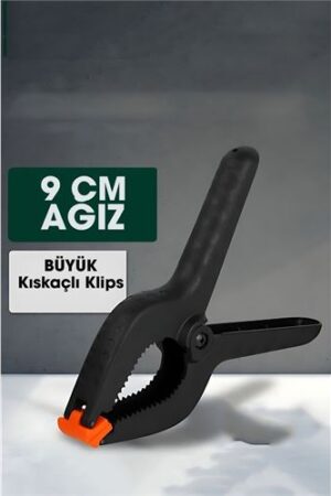 Kıskaç Klips Yaylı Işken ce Plastik Kelepçe Güçlü Mafsallı Çene 9 inç 9 cm ağız . Oto-Hırdavat ve Oto ve Hırdavat Ürünleri.