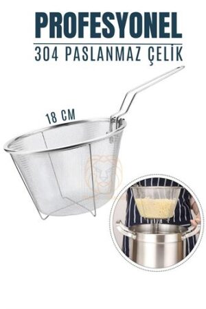 Kızartma Süzgeci Patates Kızartma Filtresi 304 Paslanmaz Çelik Mink Design . Mutfak Ürünleri ve Mutfak Ekipmanları.
