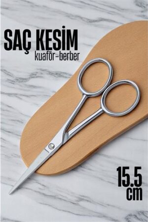 Kobalt Çelik Saç Kesim Makası Kuaför Berber Saç Kesim Makası Kuaför ekipmanları 15.5 cm . Kuaför Berber ve Kuaför Malzemeleri.