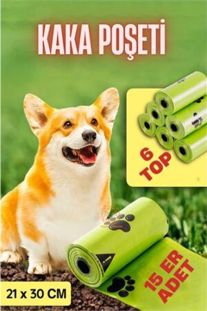 Köpek  Kaka Poşeti 90 Adet Köpek Dışkı Poşeti . Ev Ürünleri ve Ev Ürünleri.