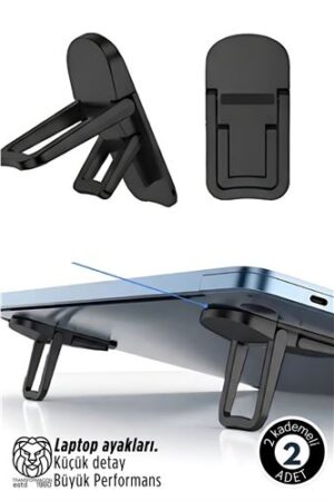 Lukas Schneider Serisi 2’li Siyah Laptop Standı - Ergonomik 2 Kademeli Yükseltici . Ev Ürünleri ve Ev Ürünleri.