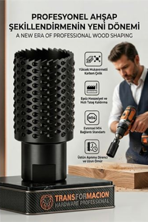 M14 29 mm Panç Törpü Agresif Ahşap Oyma Freze | Avuç Taşlama Uyumlu Şekillendirici . Oto-Hırdavat ve Oto ve Hırdavat Ürünleri.