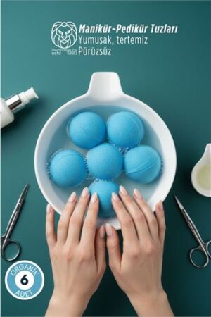 Manikür Pedikür Topu Manikür Bombası 6 adet 300 Gram . Kişisel Ürünler ve Kişisel Ürünler.