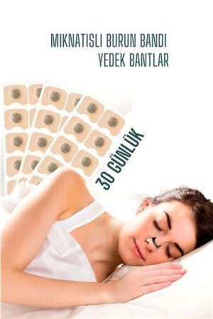 Manyetik Burun Bandı - 30 GÜNLÜK YEDEK Sporcu Burun Bandı - Horlama Önleyici Azaltıcı . Kişisel Ürünler ve Kişisel Ürünler.