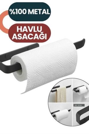 Mat Siyah Metal Mutfak & Banyo Düzenleyici Askı | Kendinden Yapışkanlı . Ev Ürünleri ve Ev Ürünleri.