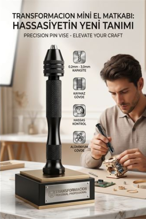 Mini El Matkabı - Hobi ve Takı Tasarımı İçin Hassas Mandrenli Pin Mengene . Oto-Hırdavat ve Oto ve Hırdavat Ürünleri.
