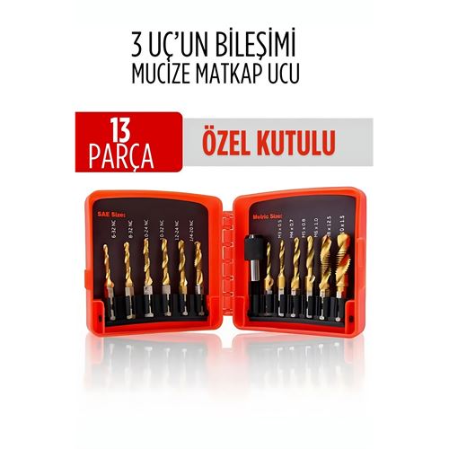 Mucize HSS 13'lü Kombinasyon Matkap Ucu Seti – Delme Mucize HSS 13'lü Kombinasyon Matkap Ucu Seti – Delme