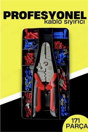 Otomatik Kablo Sıyırıcı ve Krimp Pensesi – AWG 10-22