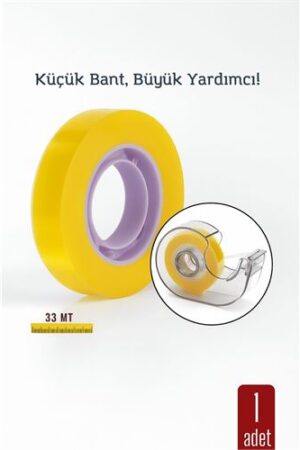 Para Bandı Küçük Makinelere 12MM 33 mt Küçük Makine Bandı – Şeffaf Bant | Masa Üstü Dispenser Uyumlu . Oto-Hırdavat ve Oto ve Hırdavat Ürünleri.