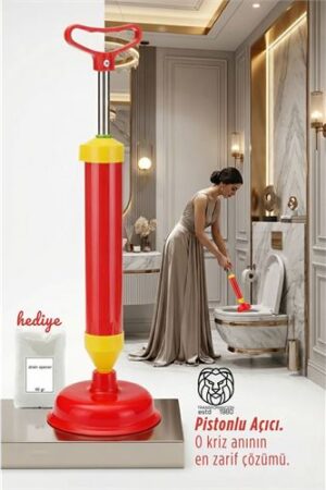 Pistonlu Lüks Klozet Açma Pompası ve Profesyonel Lavabo Gider Açıcı Set . Ev Ürünleri ve Ev Ürünleri.